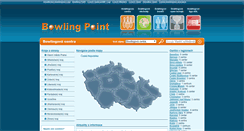 Desktop Screenshot of bowlingpoint.cz