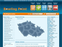 Tablet Screenshot of bowlingpoint.cz
