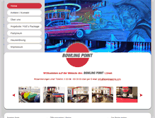 Tablet Screenshot of bowlingpoint.com